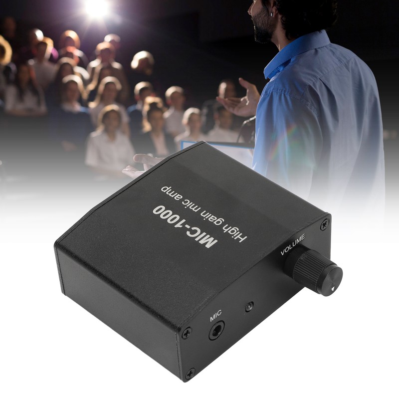 Headphone Amplifier Mini 1000X ALC Automatic Level Control Stereo Home