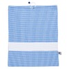 Filet AMAS05/09 Nursery Bag with Check Aida Fabric for Embroidery, Canopy and White