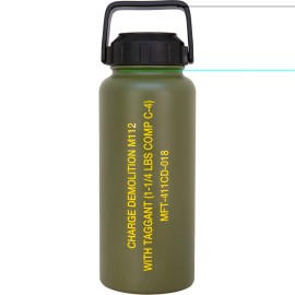UD_Mft M112 32oz Demo Charge Stainless Steel Tumbler 112ml Durable 32oz Stainless Steel Bottle for Cold Beverages