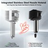 2PCS Upgrade A1 Mini/A1/A2L Hotend, 0.2mm Stainless Steel Nozzle Integrated