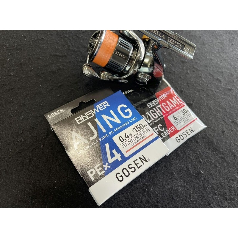 GOSEN Answer Ajing PE×4 150m No. 0.25 (6lb)