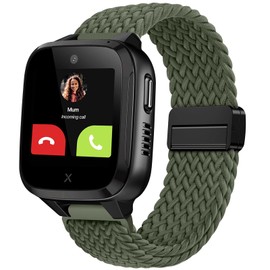 OUTPUTBT Magnetic Bracelets 16 mm for XPLORA Kidzi/Xplora X5 Play/XGO 2/XGO 3 Children's Nylon Cotton Braid for Girls Boys