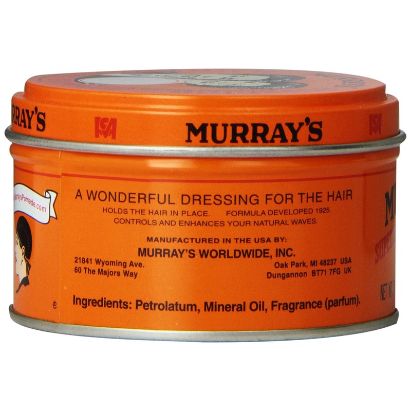 Murray's Superior Hair Dressing Pomade Travel Size (1 1/8 Oz.)