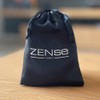 Zense - Men's Steel Earrings with Ring and CZ Diamond