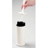 mDesign Toilet Bowl Brush and Holder - Covered Bathroom Brush