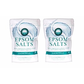 Wilsons Direct Elysium Spa Bath Salts Natural Magnesium Sulphate Crystals Eucalyptus Salt 450g Wilsons Direct (2 x Eucalyptus Salt)