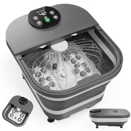 2026 Upgrade Foot Spa Bath Massager with Heat, Collapsible Foot Soaking Tub