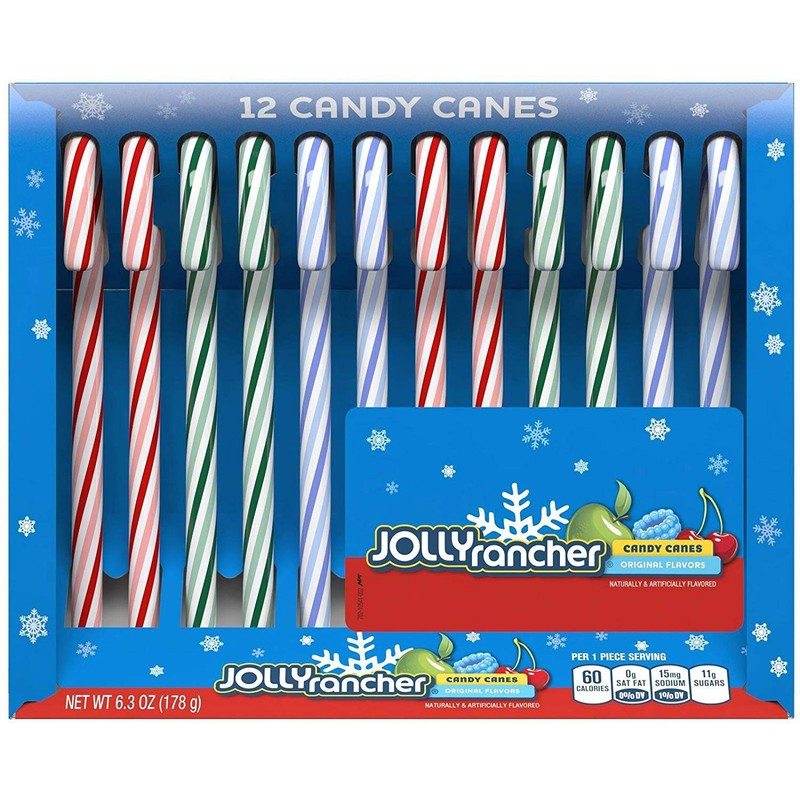 Jolly Rancher Candy Canes - Original Flavors - 24 ct.