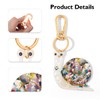 PERSONFUN Cozy Snail Bag Charm Keychain - Kawaii Acrylic Snail