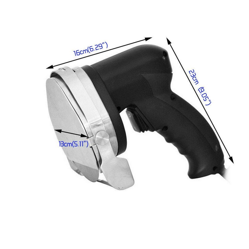 CNCEST Electric Kebab Slicer 1-8mm Thickness Adjustable Turkish Kebab Knife