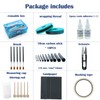 FishTrip Fishing Rod Repair Kit Complete with Epoxy,10pcs Carbon Fiber