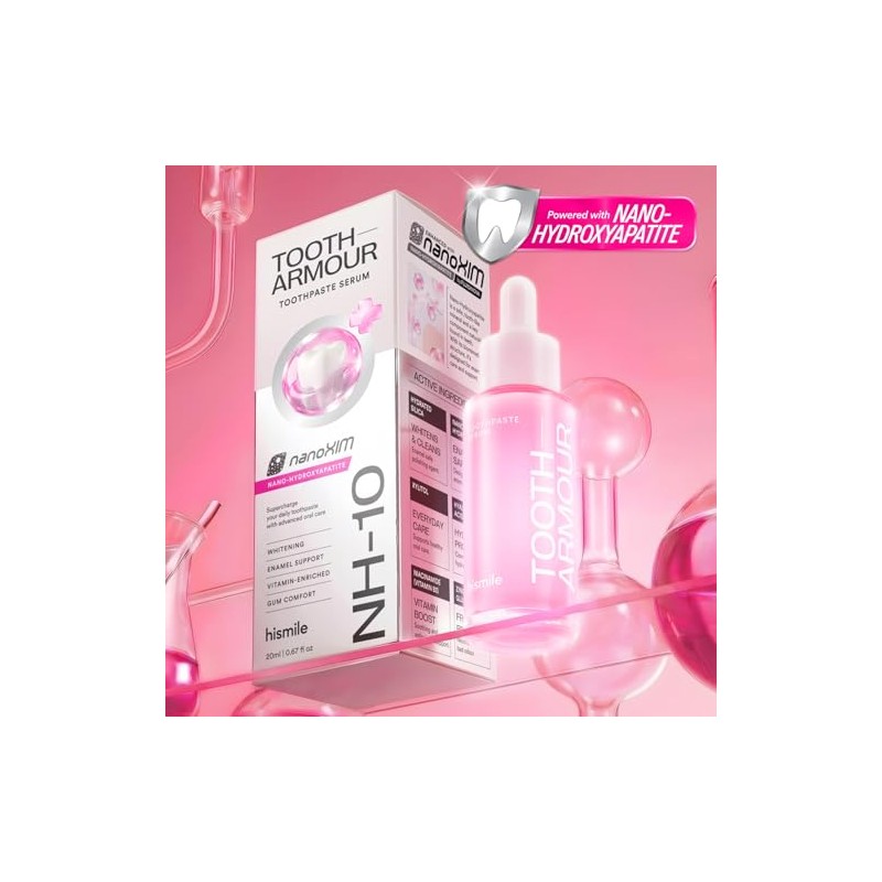 Hismile Tooth Armour™ Nano-Hydroxyapatite Remineralizing Toothpaste – Enamel Repair, Sensitivity