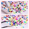 Blinginbox Flatback Rhinestones for Nails, 6380Pcs Non Hotfix Rhinestones for