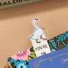 Silly Goose Bookmark, 5.12x1.57 Inch Funny Cute Silly Goose Book