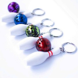 Bowling Pin Keyring Bowling Ball Sports Keychain DD-12395 / 볼링핀키링 볼링공 스포츠열쇠고리 DD-12395