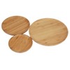 Generisch Bamboo Plates, Wooden Plates, Made of Environmentally Friendly Bamboo