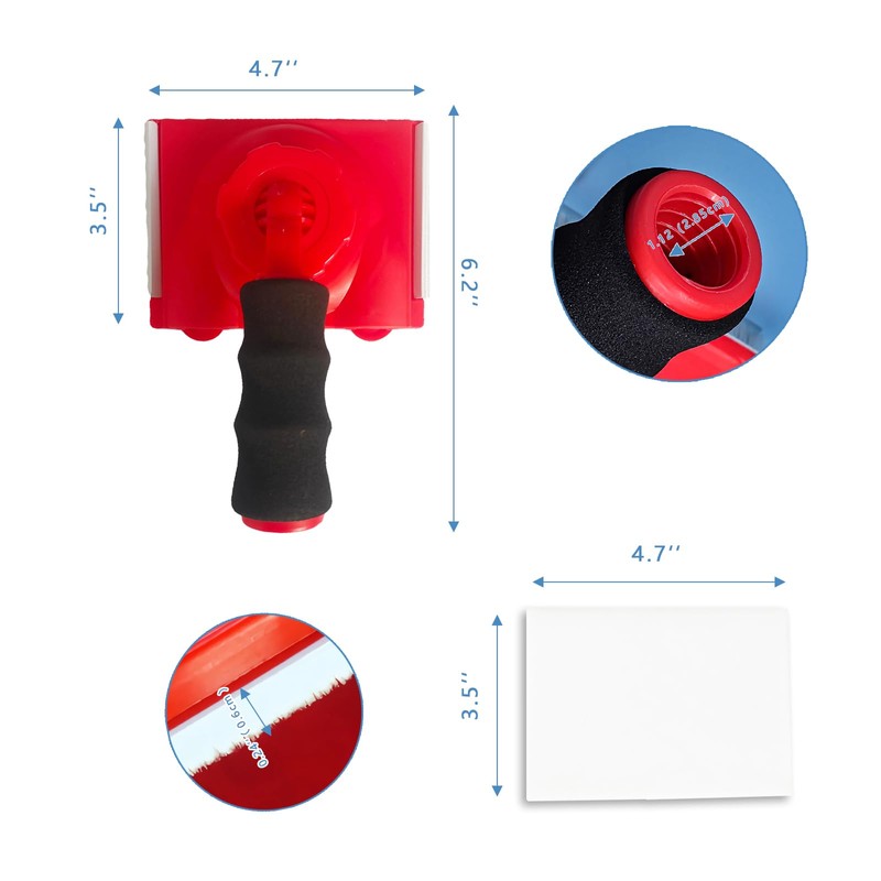 Paint Edge Trimmer,Corner Walls & Ceilings Pad Painter,Paint Pad Applicator,Edge