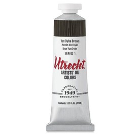 Utrecht Artists' Oil Paint - Van Dyke Brown, 37 ml tube