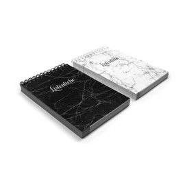 Montagsliebe® To Do List Economy Set, 2 Pieces, Total 200 Pages, DIN A6, Bundle Pair, Notepads, Pads for Unhooking, Ring Binder. English language not guaranteed