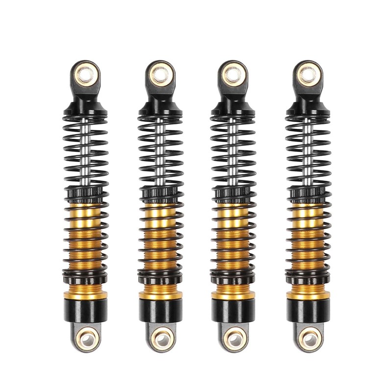 LAFEINA 4PCS Aluminum Threaded Shock Absorber Oil Damper for 1/12