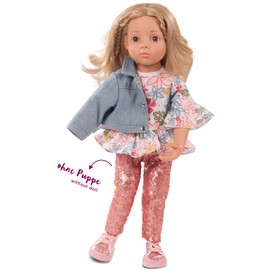 Götz 3403265 Combination Clubbing Doll Clothing Set Size XL 5-Piece Clothing and Accessory Set for Standing Dolls from 45 to 50 cm