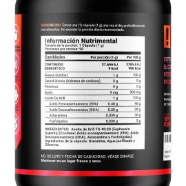 Aceite De Krill 90 Caps 1000mg Astaxantina Epa Dha B Life