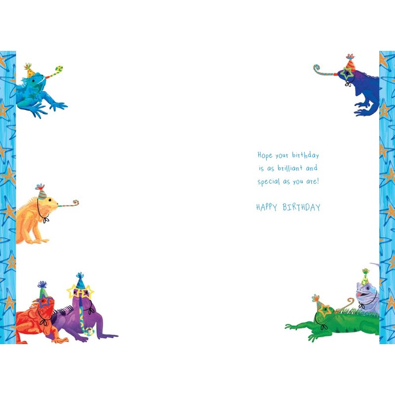 Great Grandson 7th Birthday Card Age 7 Beaver 9" x