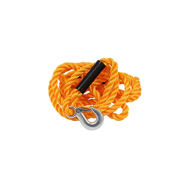 Streetwize - Braided Towing Rope with Metal S Hooks -