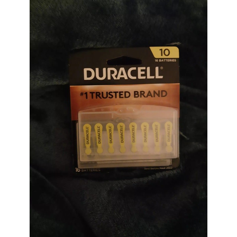 Rayovac No 10 Hearing Aid Batteries, 64 Batteries