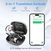 Ai Translation Earbuds Real Time, Language Translator Earbuds Support 150
