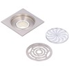 Brushed Shower Floor Drain Copper Floor Strainer for Kitchen Bathroom