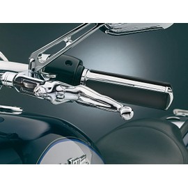 Kuryakyn 1049 Motorcycle Handlebar Accessory: Girl Silhouette Clutch and Brake Trigger Levers for 1996-2017 Harley-Davidson Motorcycles with Cable Clutch, Chrome, 1 Pair