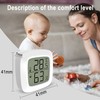 Mini LCD Hygrometer Indoor 4 Pieces, Digital Thermometer for Indoor