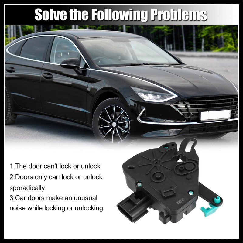 Hihaha 4717961AA Rear Left Side Door Latch Lock Actuator Assembly