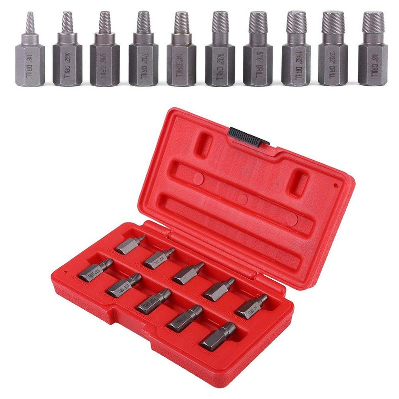 Bolt Extractor Set Stud Extractor Set 10Pcs Screw Extractor Set