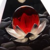 Gold Stone Orgonite Pyramid Figurine Natural Stone Power Stone Purifying