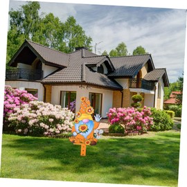 FUNOMOCYA Yard Insert Easter Decorations Easter Hunt Decorations Easter Hunt Signs Pastel Birthday Banner Easter Bunting Gnomes Garden Ornaments Bunting Flags Outdoor Green Bunting Acrylic