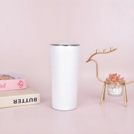 MYEEDA Tumbler, 20.3 fl oz (600 ml) with Lid, Includes Straw, Spillproof, Stainless Steel, Vacuum Insulated, Large Capacity, My Bottle, Stylish, Coffee Bottle, Cold Insulated, Long Time, Washable