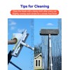 CTIME 80" Window Washing Kit with Extension Pole : Professional