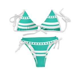 Women's Cosplay Bikini +Tattoo,Anime Cosplay Costume Bikini Set (M)