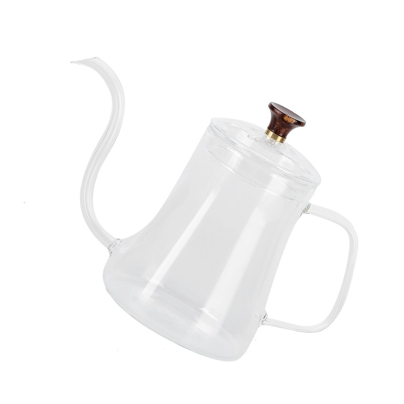 Glass Coffee Pot Swan Neck Thin Mouth Kettle HandMade Coffee