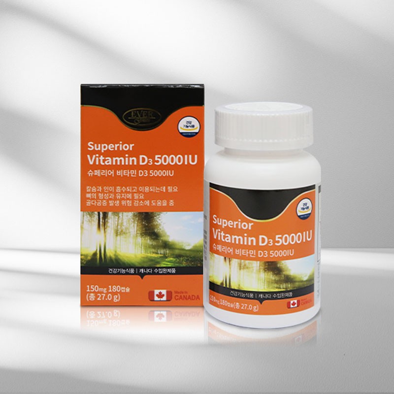 See detailed page Evergreen Superior Vitamin D3 5000IU 150mg x