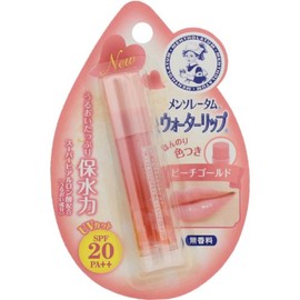 Mentholatum Water Lip, Peach Gold, 0.16 oz (4.5 g)