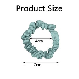 12 Pcs Silk Hair Ties, Hair Scrunchies for Frizz Prevention, Elastic Silk Scrunchies, Soft Satin Scrunchies, Used for Women, Girls, Ladies Hair Accessories (Multicolour)