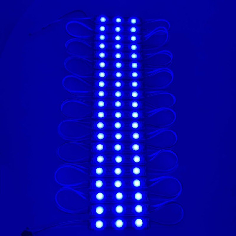 400 Pcs LED Module Blue Light 1.5W Storefront Decoration Lights