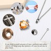 3 Pieces Cremation Urn Necklace for Ashes Keepsake Cremation Jewelry