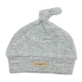 Juddlies - Baby Infant Unisex - Newborn Hat - Light Grey Fleck - 0 to 3 Months