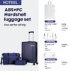 Hoteel Spinner Luggage Sets 3 Piece Carry on Luggage with