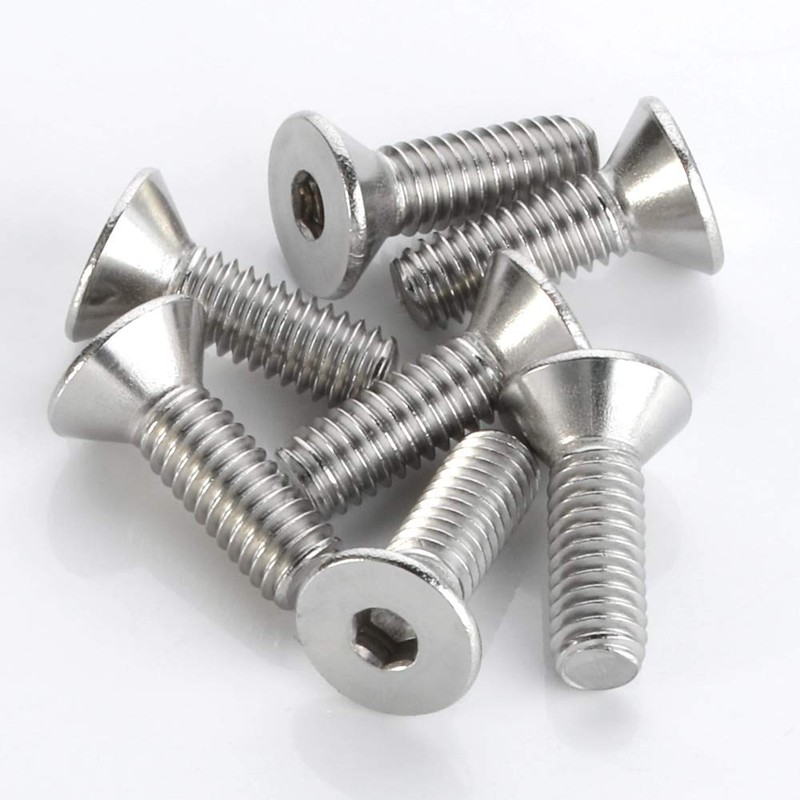 3/8-16 x 2" Flat Head Socket Cap Screws Countersunk Bolts,