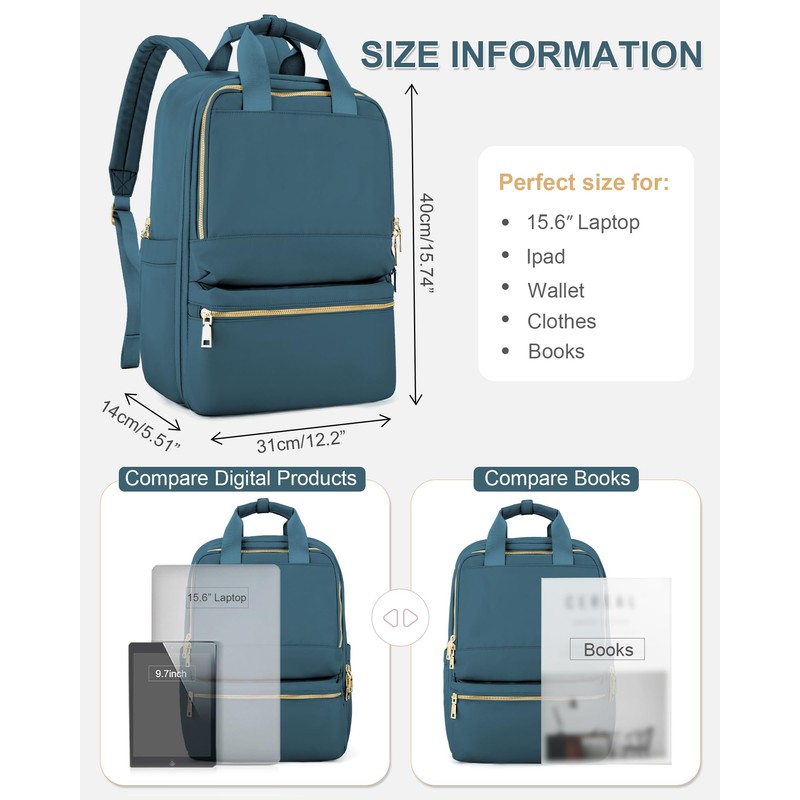 wepadre Carry On Backpack Flight Approved Travel Backpack For Women